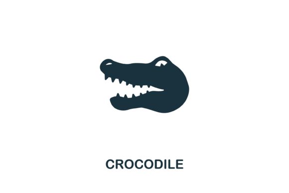 Crocodile Icon from Australia Collection