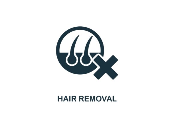 Hair Removal Icon: Essential Design Asset for Modern Visual Projects
