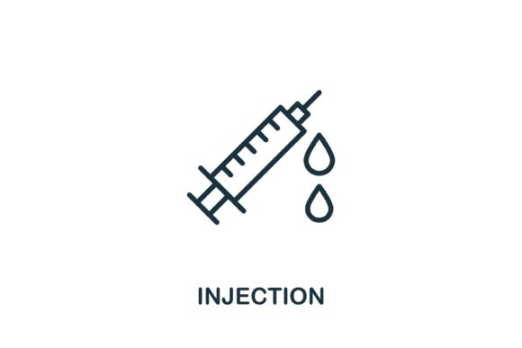 Injection Icon: Elevating Visual Design with Minimalist Precision
