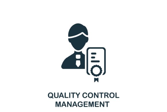 Quality Control Management Icon: A Visual Tool for Clear Communication
