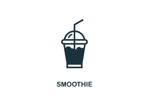 Smoothie Icon: A Versatile Design Asset for Web and Infographics